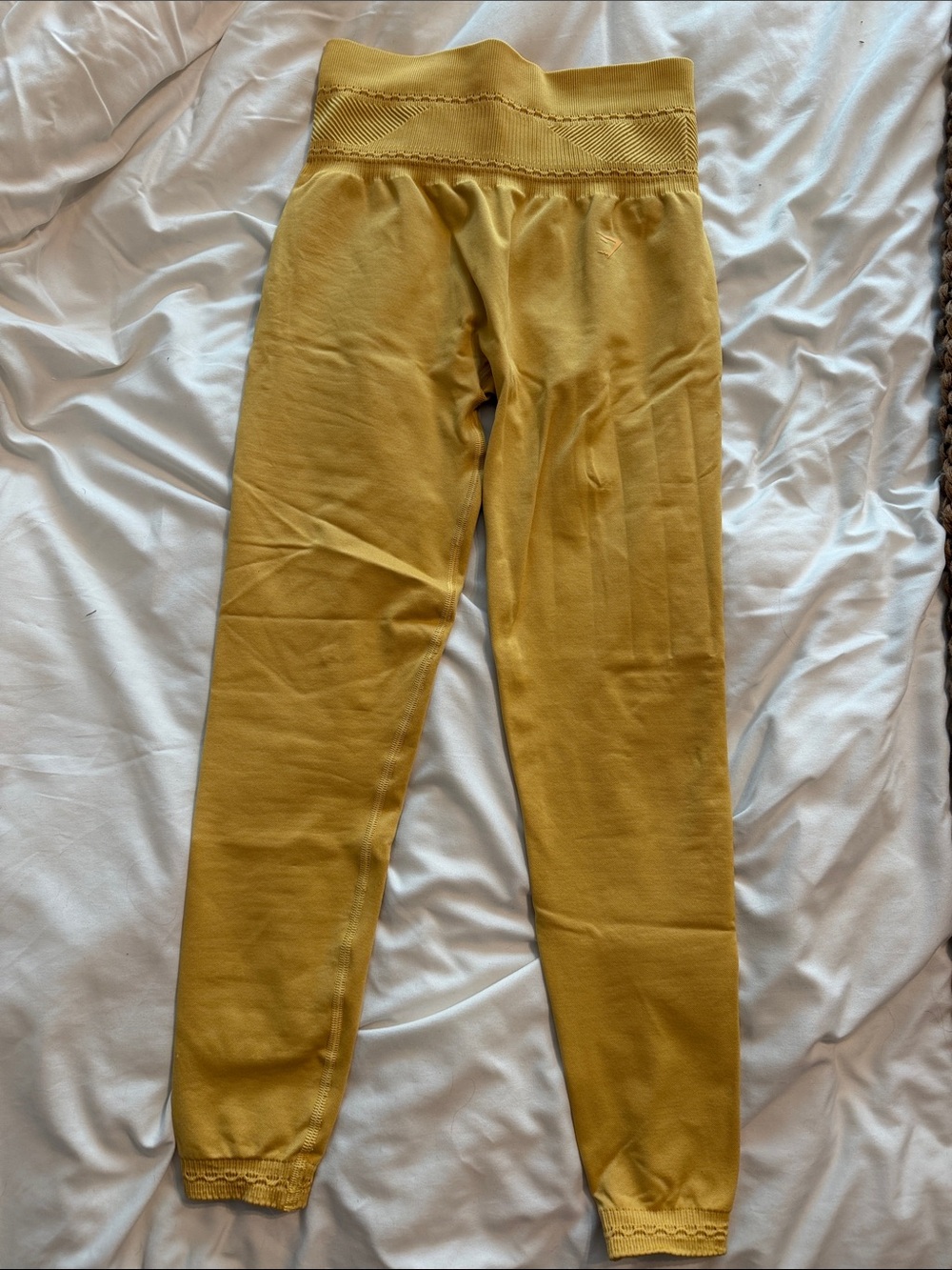 Yellow Gymshark leggings